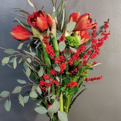 Bouquet with amaryllis and...