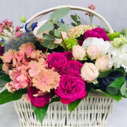 Flower basket with...
