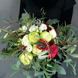 Bouquet with eucalyptus