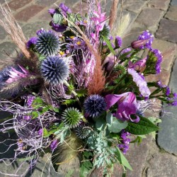 Flower bouquet Purple